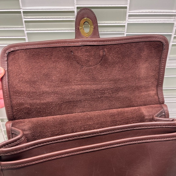 Coach Willis Mahogany Brown Crossbody Bag 9927 - Picture 5 of 7